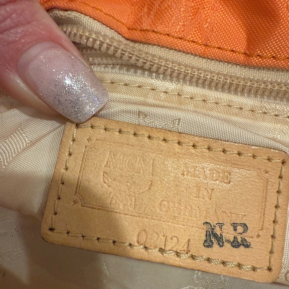 MCM Orange Shoulder Bag V0693-Germany - Picture 11 of 13